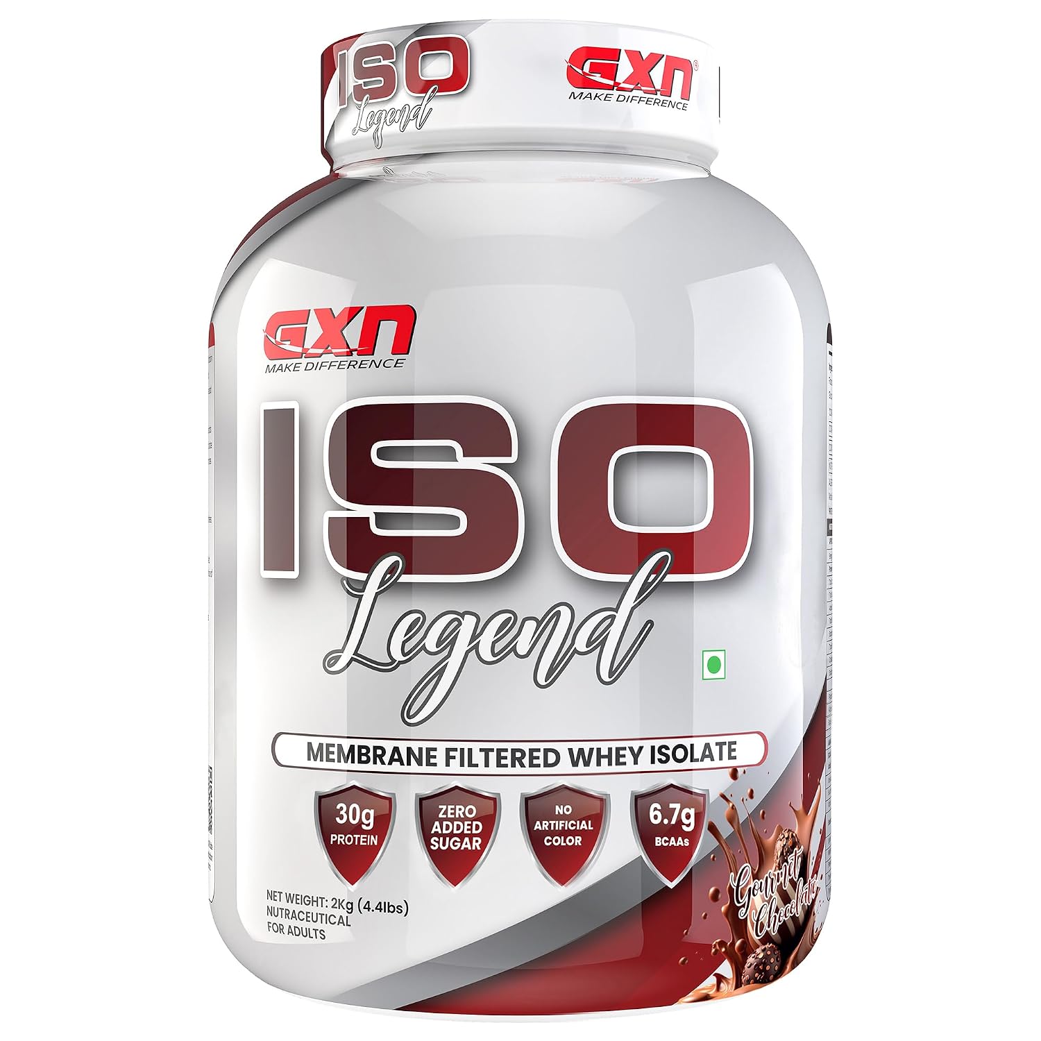 Greenex Nutrition (GXN) Iso Legend 2 kg Whey Protein Powder | 30g Protein | Whey Protein Isolate | Lean Muscle Gain | Gour... - Review, Price and Buying Guide