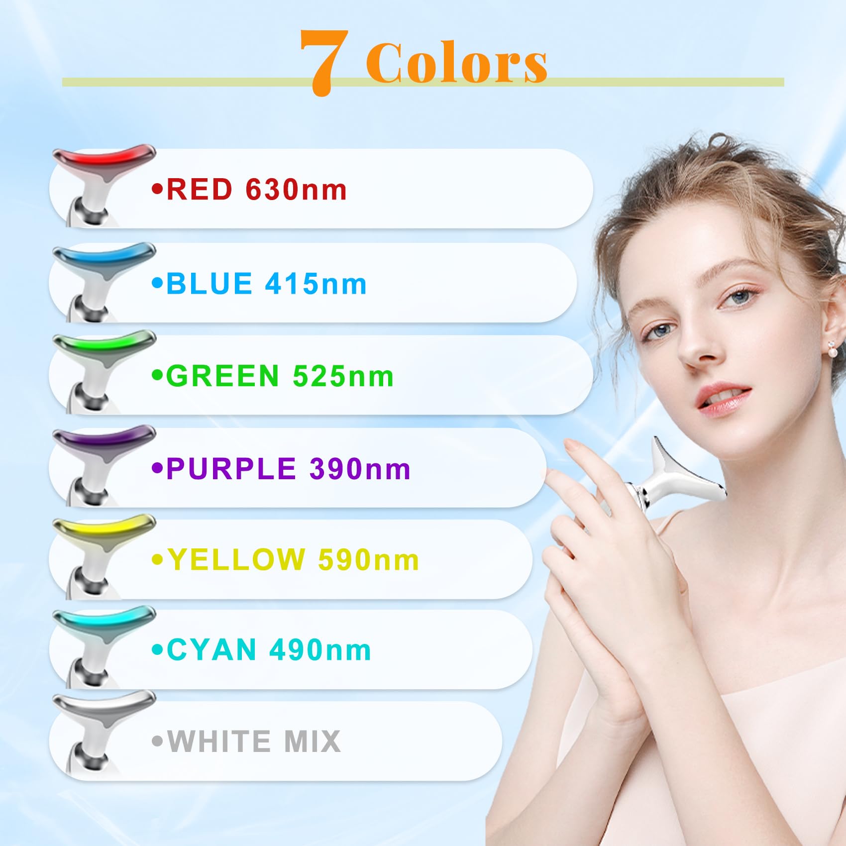 Amazon.com: Face Beauty Device, Multifunctional Facial Massager, 7