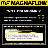 Vista 3 de MagnaFlow Catalytic Converter 24367: Grado HM, Colector (compatible con EPA)