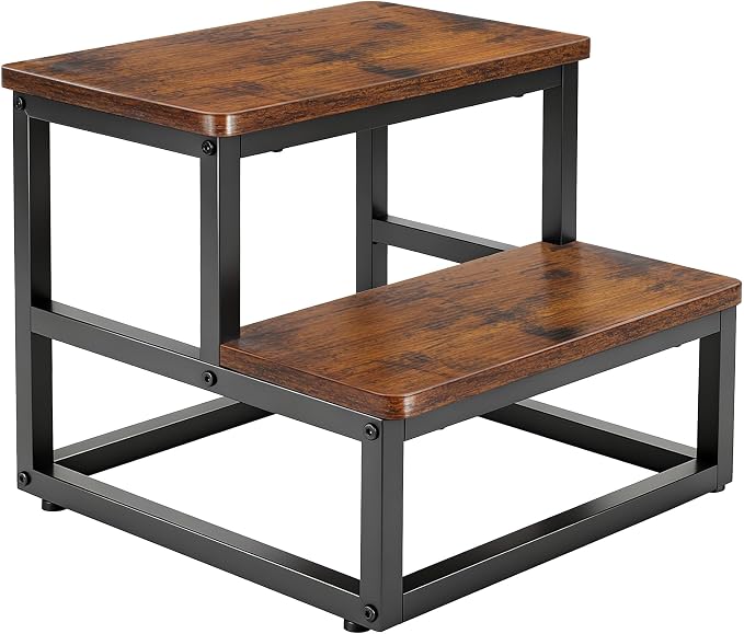 ROTTOGOON Sturdy Two-Step Stool: Ideal for Families and Compact Spaces