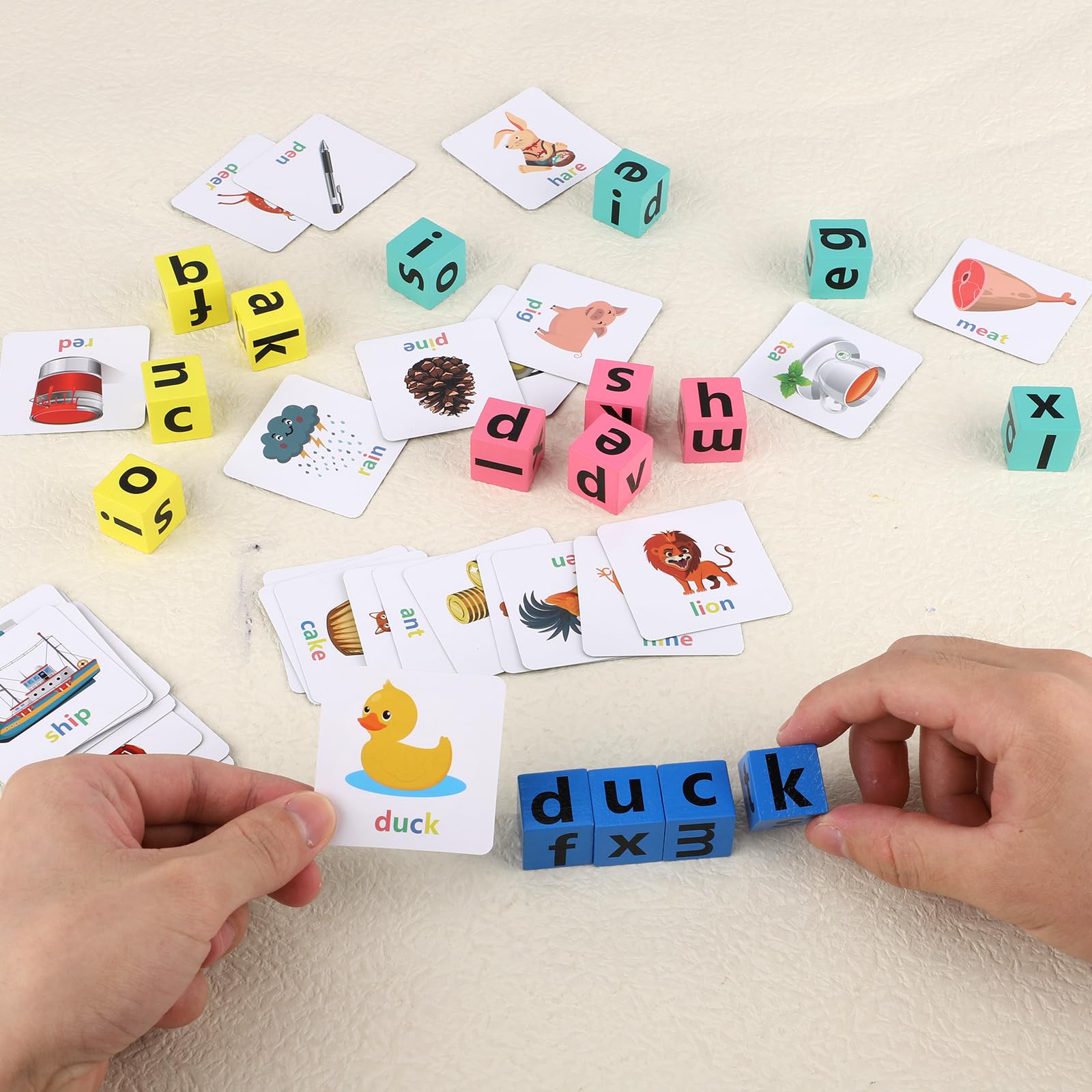 Educational Family Word Game Jabble Word-Building Game - Stacking ...