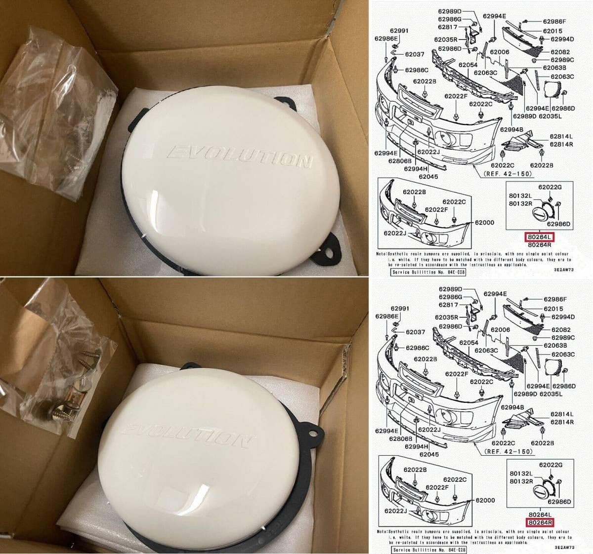 Amazon.co.jp: 純正品 ランサーエボリューション5 CP9A フォグランプ  