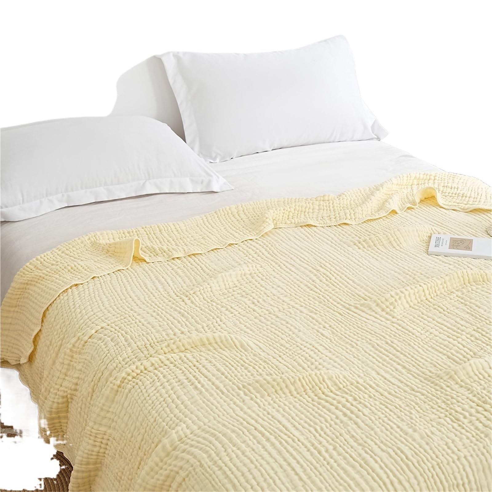 HKSDKABOP Cotton Muslin Throw Blanket, 6-Layer Gauze,Multicolor, Multiple Sizes(Color4,150x200cm)