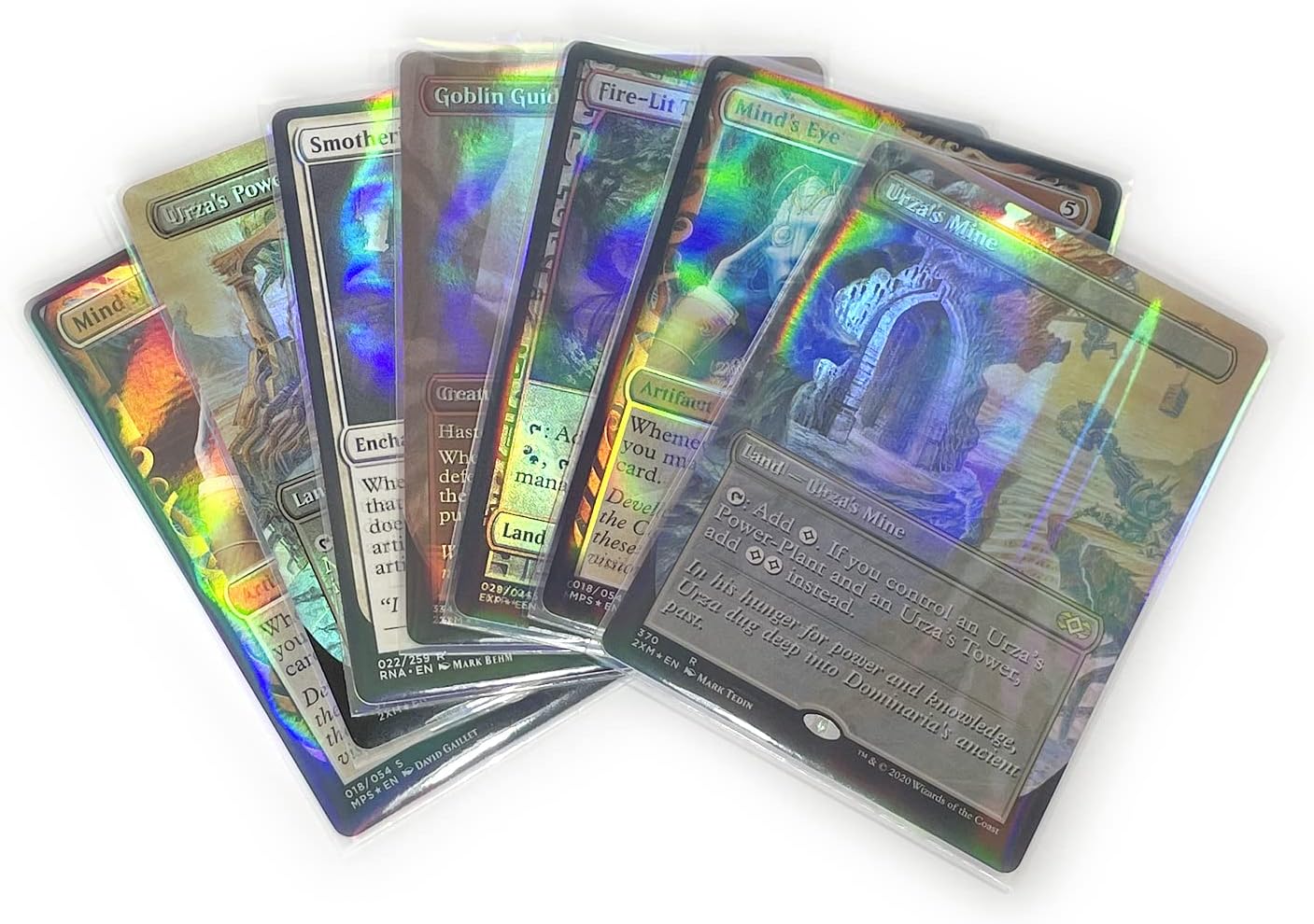 SpireHues Kpop Holographic Photocard Sleeves, 100 Pack with Rainbow Design - Image 5