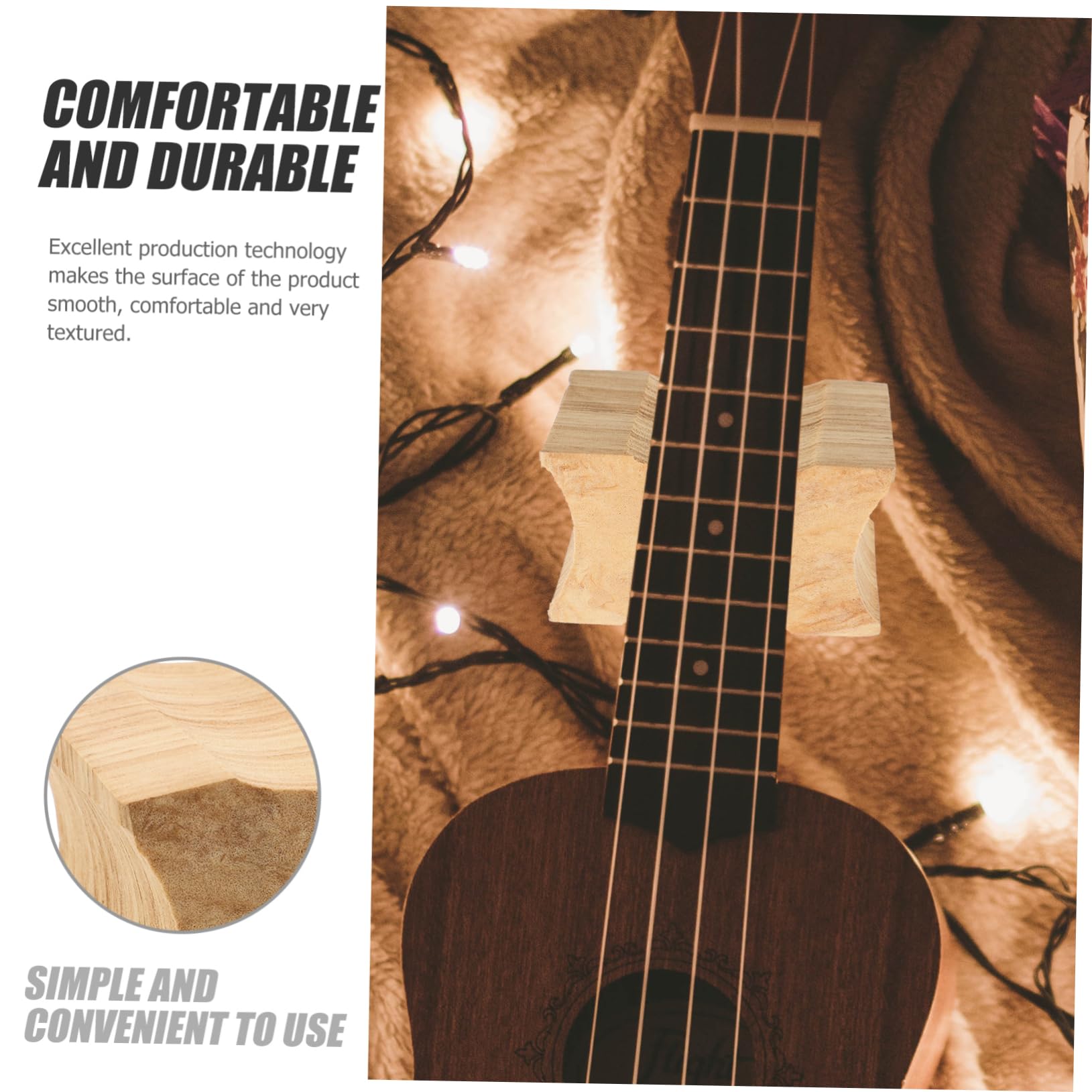 ifundom Guitar Desktop Neck Rest Support Rack for Acoustic/electric Guitars Neck Pad Guitar Balance Suort and Guitar Neck Res Tool