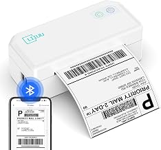 Thermal Shipping Label Printer, 4x6 Bluetooth Label Printer for Shipping Packages Small Business Mailing, Support iOS, Android, Mac, Windows, Chrome, Used for UPS, USPS, Ebay, Etsy, Amazon
