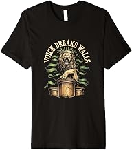 Voice Breaks Walls Lion Roars Passion for Advocacy Fans Premium T-Shirt