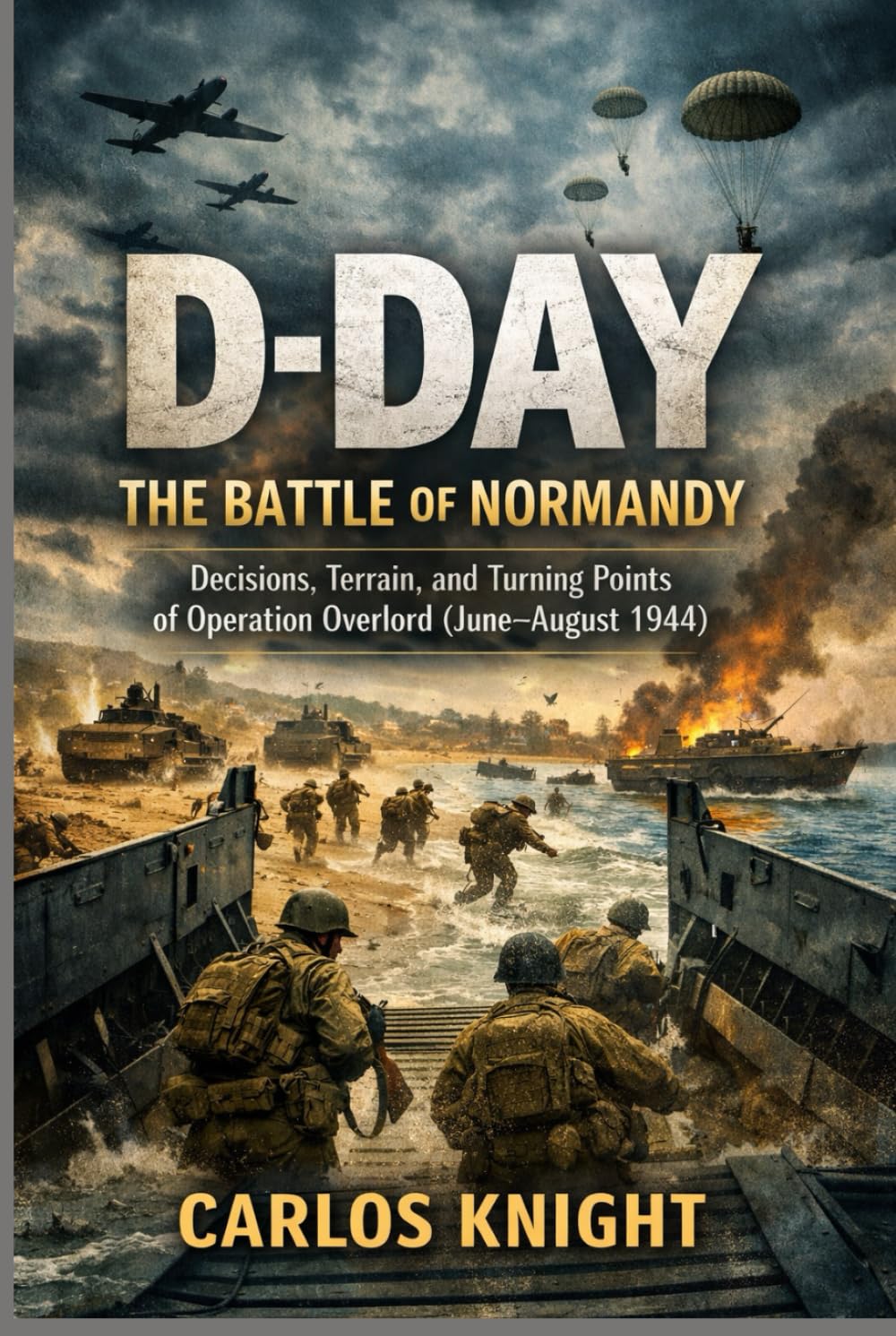 D-Day: The Battle of Normandy: Decisions, Terrain, and Turning Points of Operation Overlord (June–August 1944)