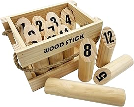 Trade One 60124 Wood Stick Set, Approx. 9.6 x 6.6 x 6.9 inches (24.5 x 16.8 x 17.5 cm)