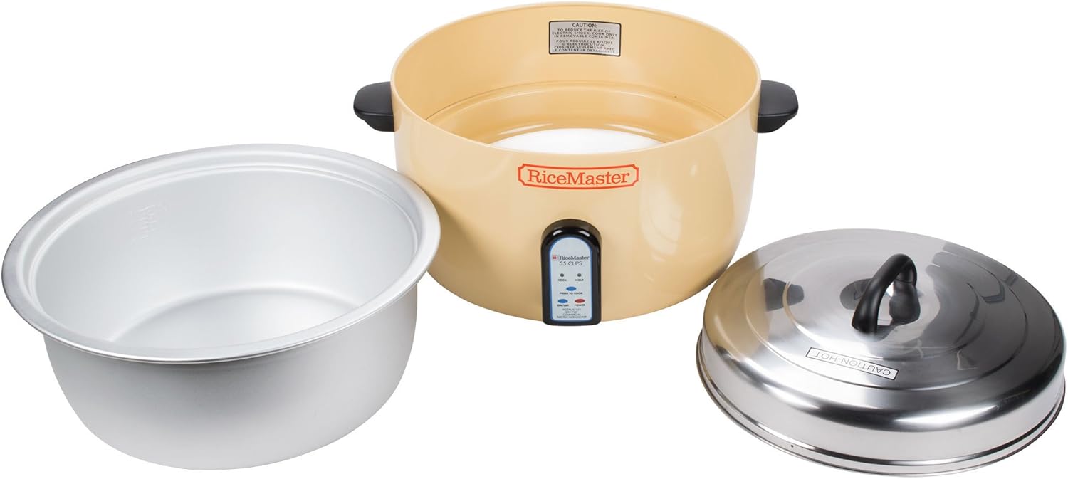 Town 57155 RiceMaster Rice Cooker/Steamer electric 55 cup capacity