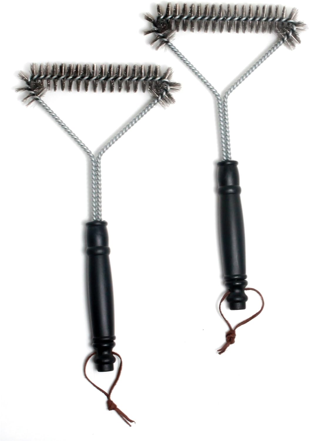 Innovia Imports Handy Brush (Set of 2) grill cleaner, Black