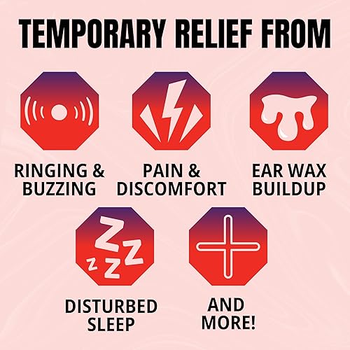 Miniatura 3 de The Relief Products Ring Relief Ear Drops PM  Ingedientes activos 100% naturales  para oídos zumbidos y síntomas de tinnitus  Fórmula nocturna  0.33