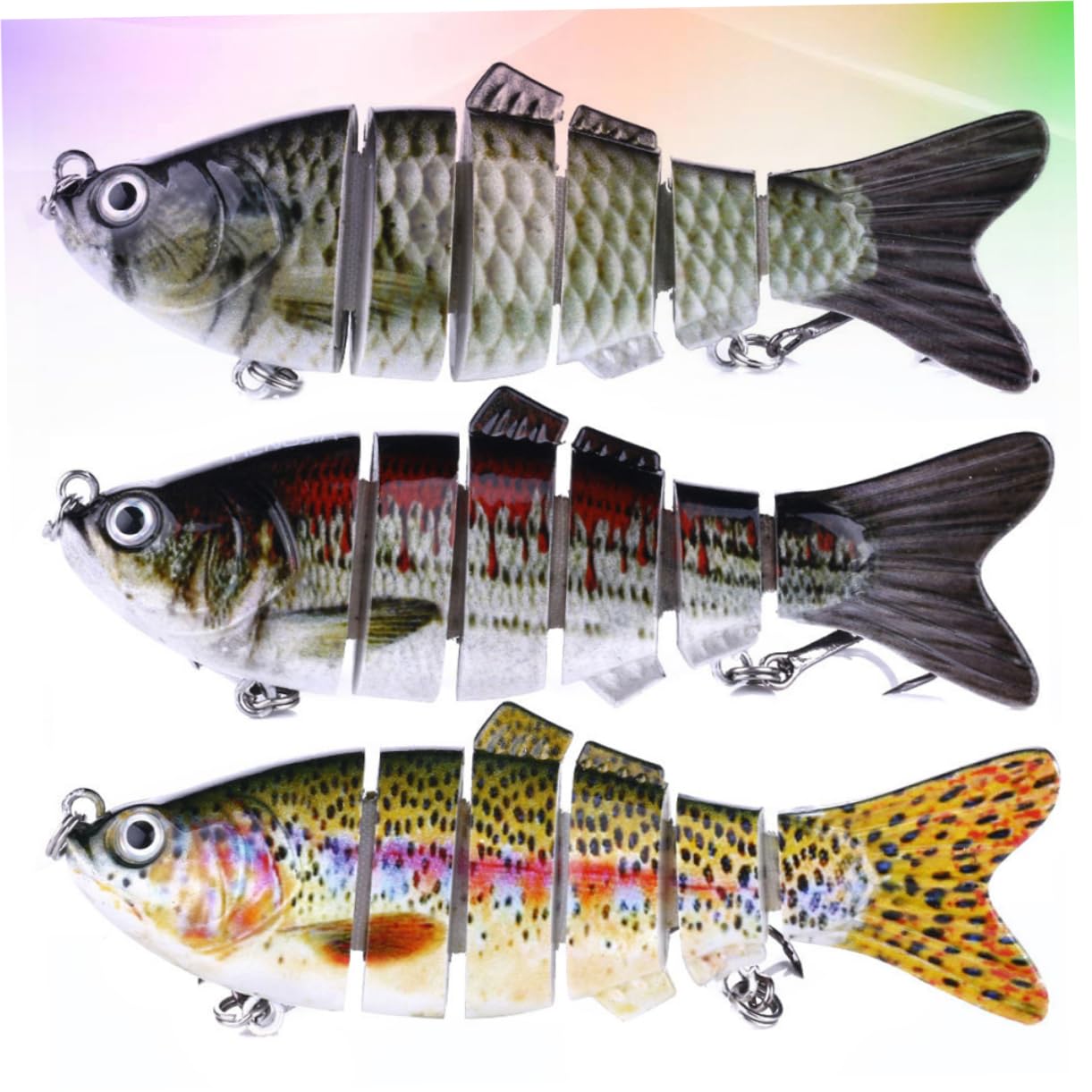 SUPVOX Cebo Realista Cebo De Pesca Señuelos De Pesca Cebos Abordar Señuelos De Pesca Suaves Terminal De Pesca Cebos De Natación para Agua Dulce Señuelo De Pesca Biónico
