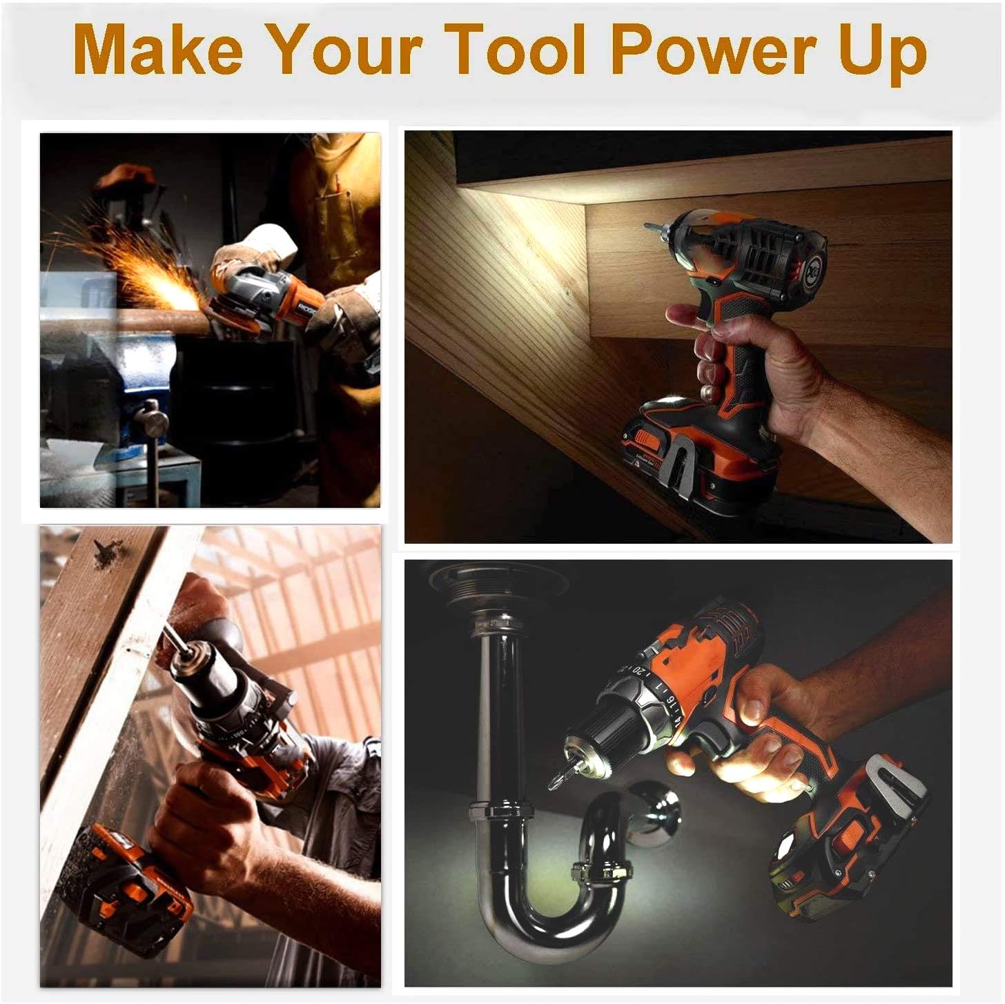 Tech Deals 🔥 2Pack 18V 6.0Ah Lithium Ion Replacement Battery for Ridgid 18Volt Battery R840084 R840087 R840083 R840086 AC840085