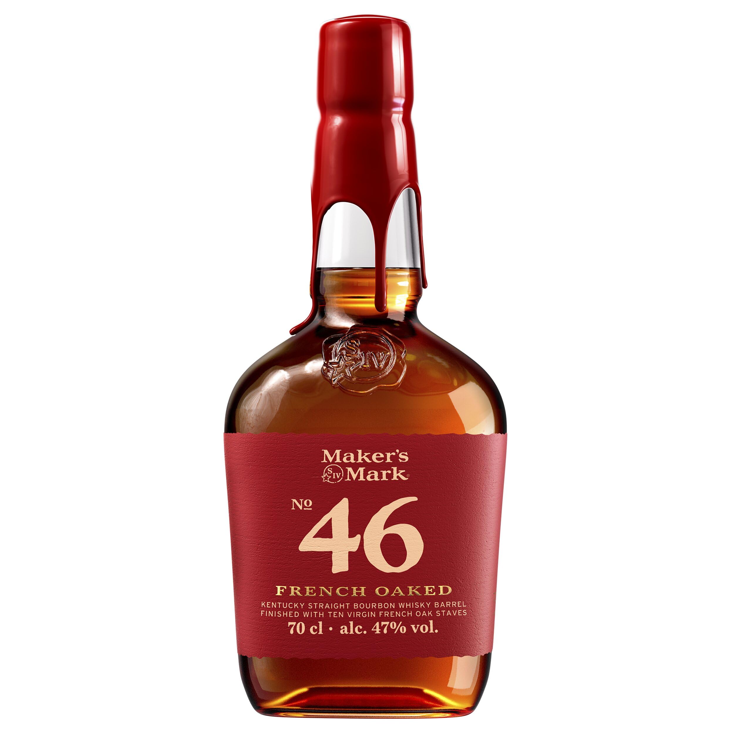 Maker's Mark 46 Kentucky Straight Bourbon Whisky - French Oak Barrel Finish - Rich Notes of Vanilla Caramel and Baking Spice - 70cl product thumbnail 2