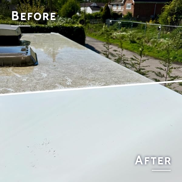 Concentrated Motorhome & Caravan Cleaner (5L) - Campervan Cleaner - Algae and Caravan Black Streak Remover on All Caravan Surfaces - 4