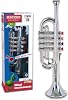 Bontempi 32 3831 4 Notes Silver Trumpet, 37 cm, Multi-Color, 38 cm