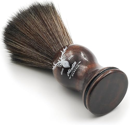 Vista 9 de Limpiador de discos de vinilo pequeño con mango de madera, cepillo para discos de vinilo para accesorios de limpieza antiestáticos (ciervo marrón)