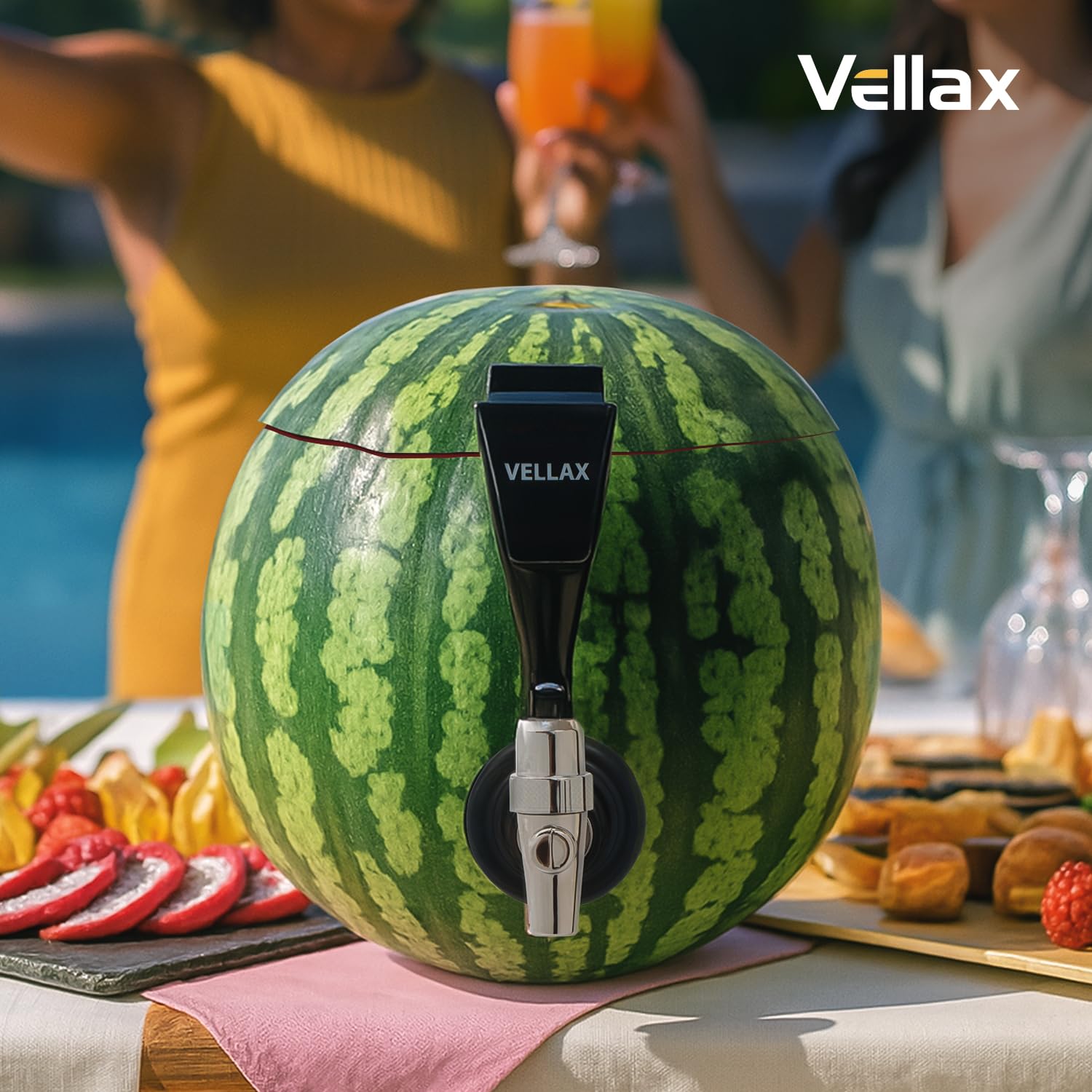 Kit de grifo de sandía, kit dispensador de bebidas con kit de grifo de barril de frutas, grifo de calabaza, kit de extracción de núcleos y herramienta, grifo de bricolaje, grifo - para cerveza, jugo