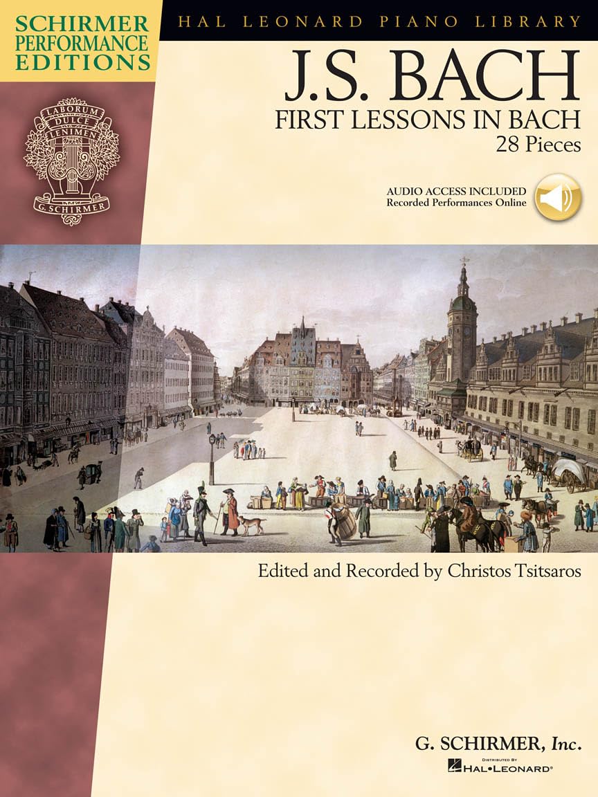 First Lessons in Bach 28 Pieces by Christos Tsitsaros (Book)