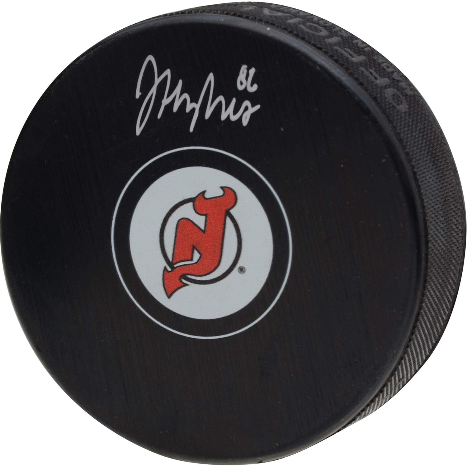 new jersey devils hockey puck