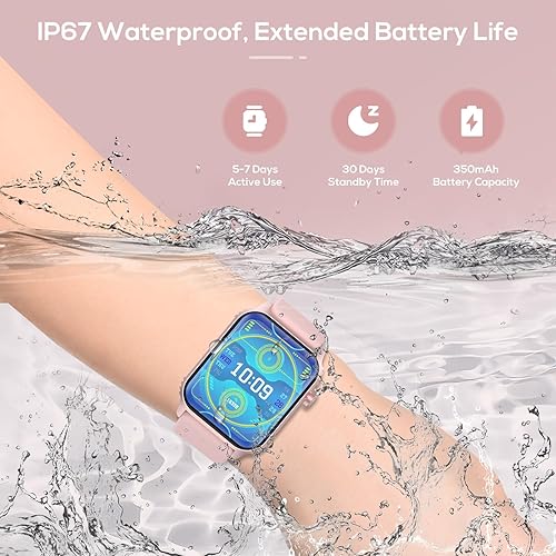 Miniatura 6 de Reloj inteligente para hombres, 120 modos deportivos con pantalla táctil HD de 1.83", resistente al agua IP67, monitor de sueño, llamada Bluetooth y