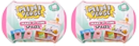 MGA's Miniverse Make It Mini Spaces Furniture (2 Pack), Mystery Surprise Packaging, Mini Collectibles, Replica Food, Replica Plants, Customize, DIY Crafts, Hobby, Collectors, Display, Gifts, 8+