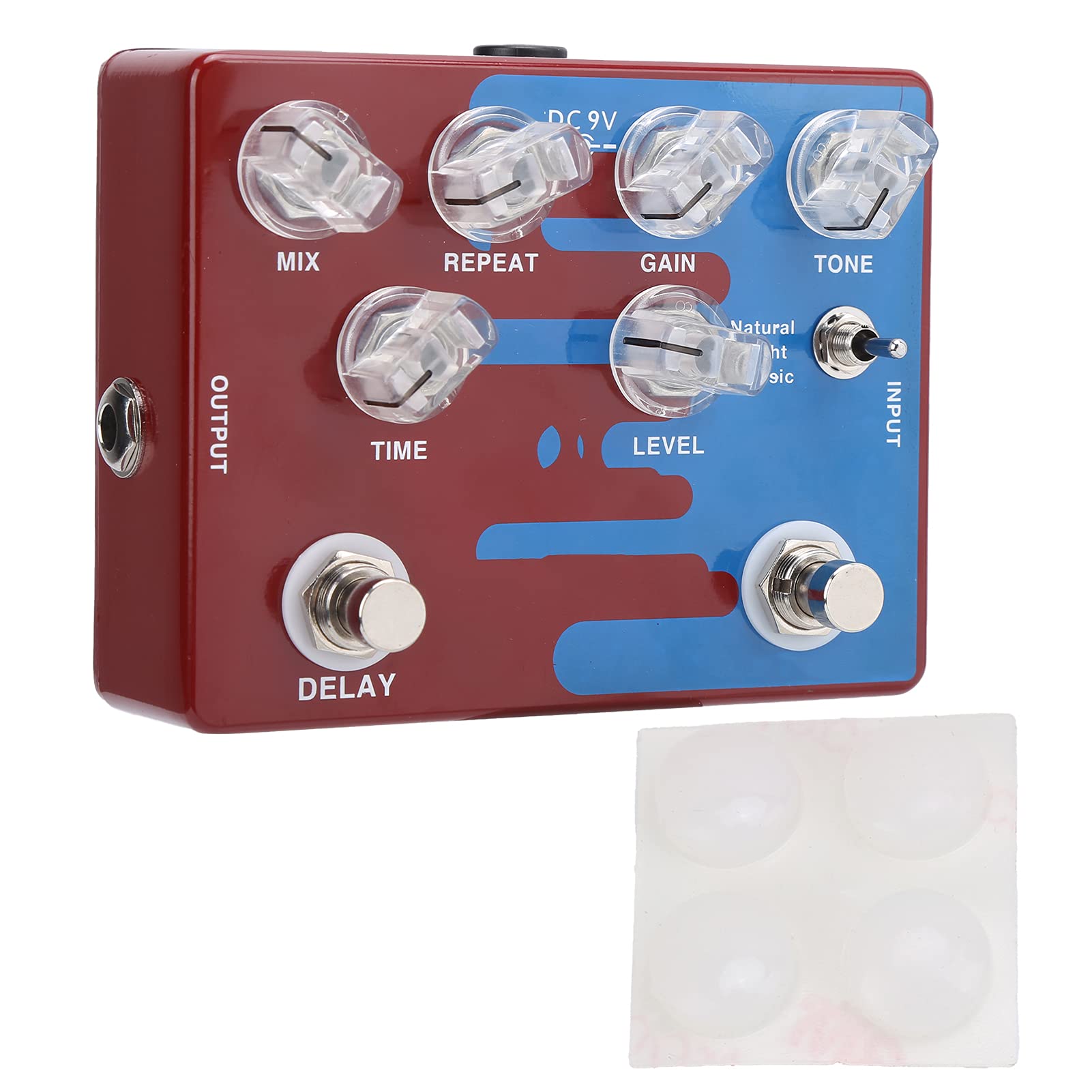 CP-68 Pedał Efektów Gitarowych Distortion Delay z Modułem Natural Chorus, dla Entuzjastów Gitary, Odporny na Zużycie