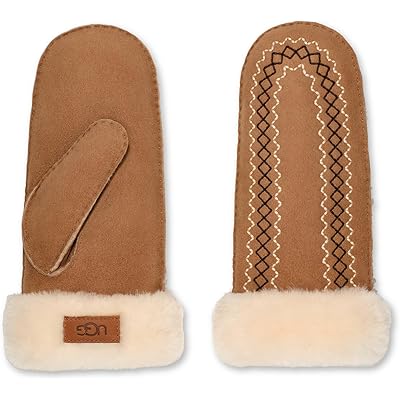 UGG Atherson Embroidered Mitten chestnut
