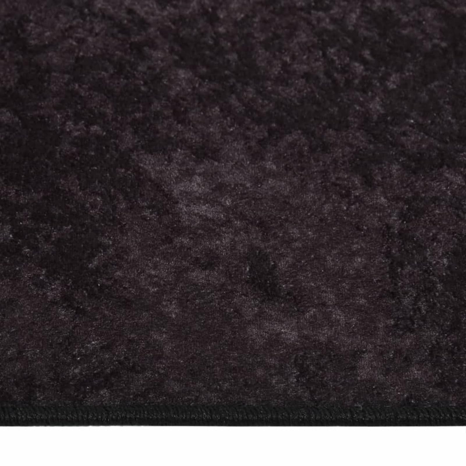 BaraSh Tapis Lavable antidérapant 80x300 cm Anthracite,Tapis De Couloir,Tapis De Passage Couloir,Tapis De Décoration