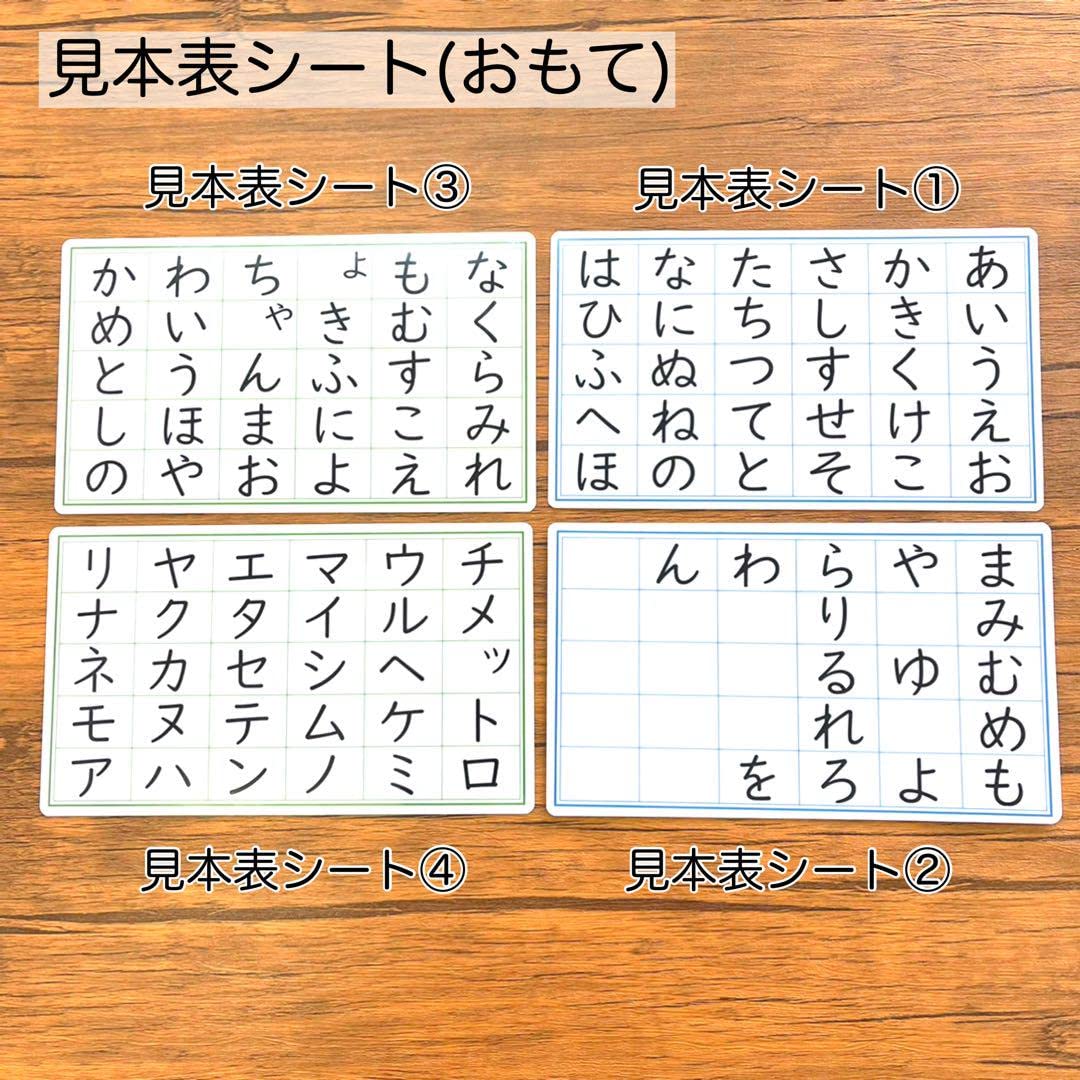 Amazon.co.jp: 移動五十音カード 言葉発達 知育玩具 モンテッソーリ 
