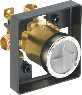 Delta R10000-UNBXHF MultiChoice Universal Shower Valve Body - Flexible High-Flow Valve for Shower-Only Trims & Upgrades