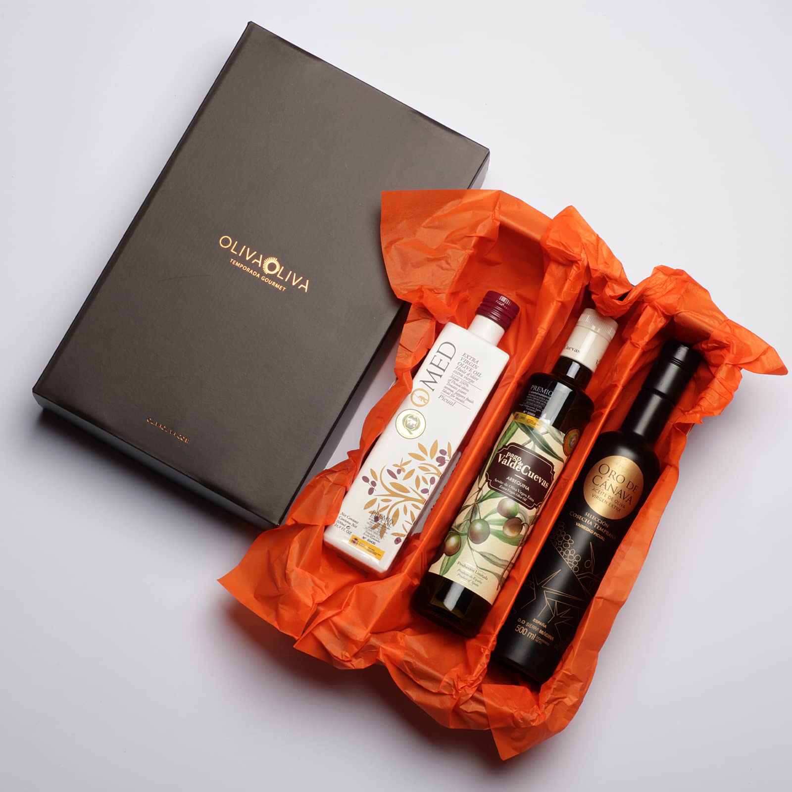 3 Mejores Aceites de Oliva Virgen Extra de España 2021 (Premio "Alimentos de España. Mejores Aceites de Oliva Virgen Extra 2021") - Pack de 3 botellas de 500 ml (Caja de cartón)