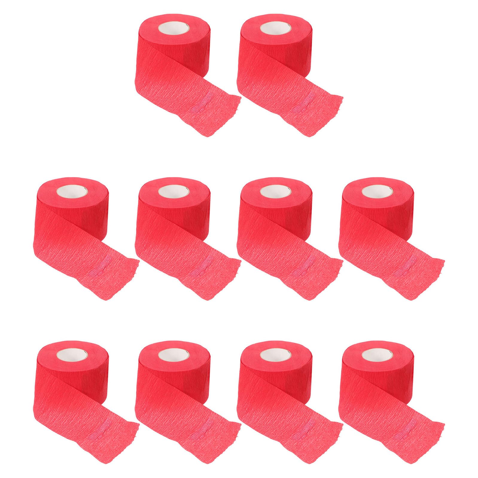 Papier de Cou de Coiffeur 10 Pièces en Papier Rouge pour Coupe