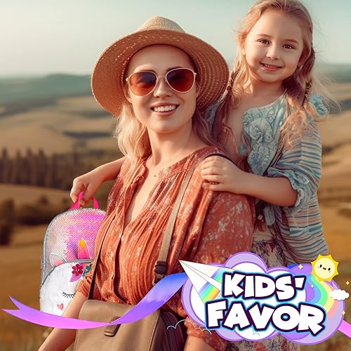 Miniatura 8 de PinkSheep Mini mochila para niños y niñas, mochilas para niños pequeños, lindas y ligeras para preescolar para jardín de infantes de 3 a 10 años,