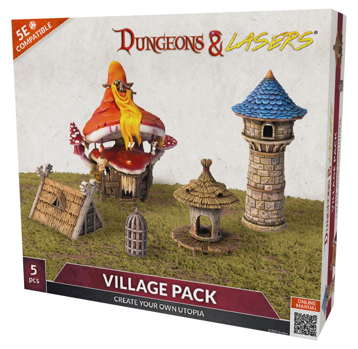 Amazon.com: Dungeons & Lasers: Village Pack Expansion Set - 5