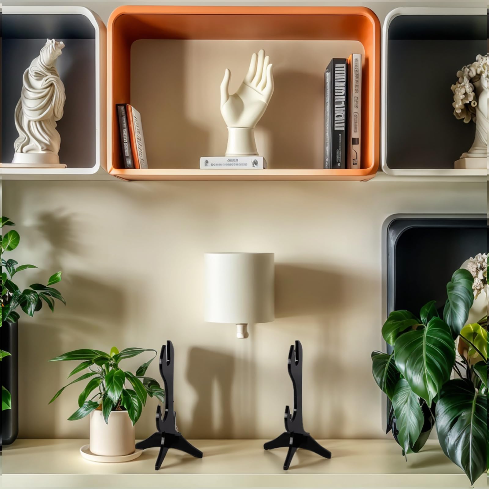 Montesy Portable Sabers Swords Display Stand Functional Double Layer Swords Stand Holder Rack for Collectors and Giving