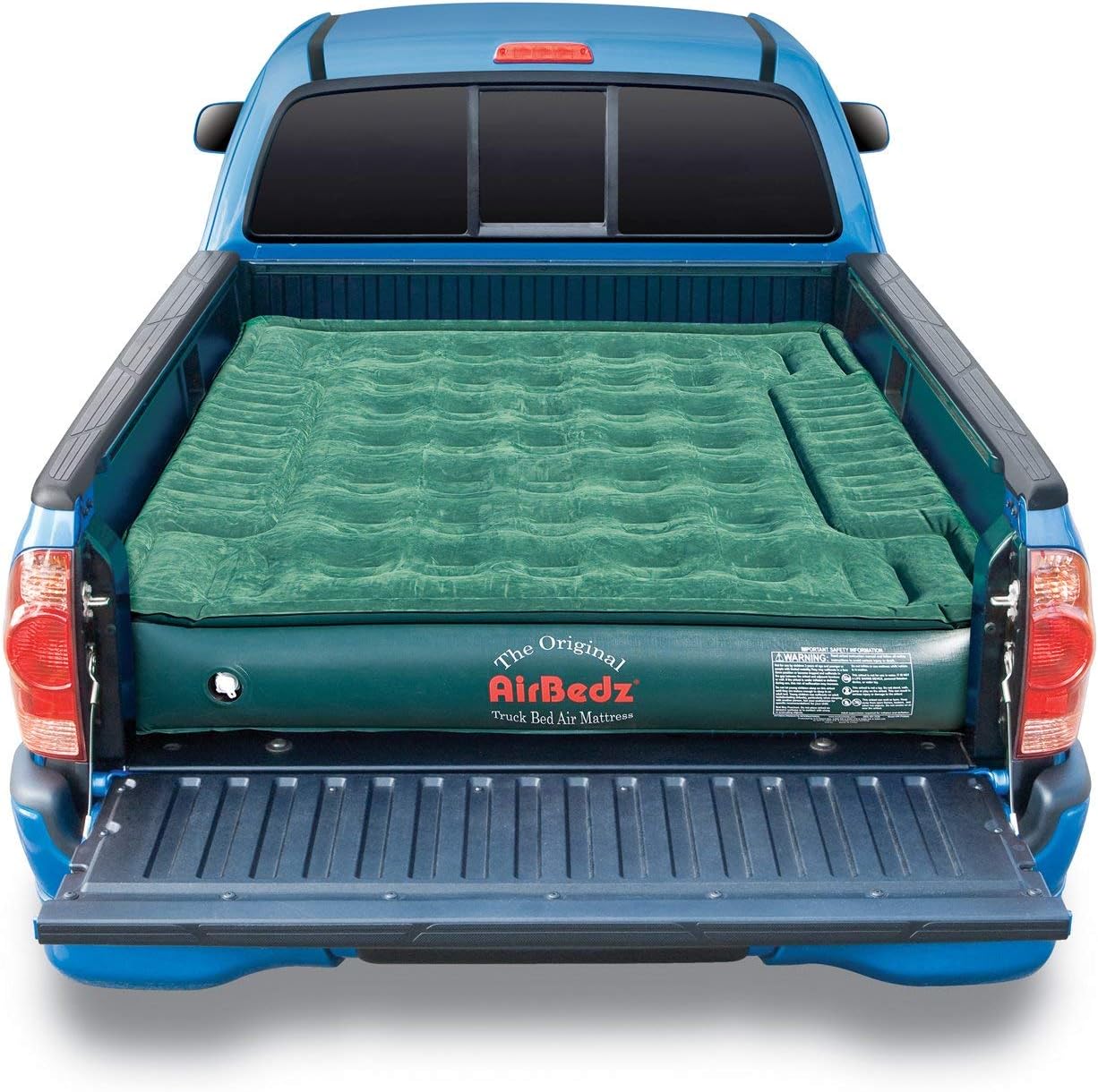 AirBedz Lite (PPI PV203C) Mid-Size 6'-6.5' Short Truck Bed Air Mattress, Green (72" x 55" x 12" Inflated) : Sports & Outdoors