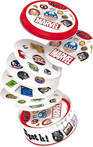 Miniatura 8 de Zygomatic Spot It Marvel Emojis Card Game Eco-Blister  Juego a juego  Divertido juego para niños para la noche de juegos familiares  Juego de viaje