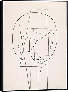 INVIN ART Framed Canvas Giclee Print Art Head 1913,by Pablo Picasso Wall...