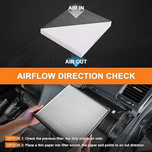 Miniatura 3 de Filtro de aire de cabina Ram y filtro de puerta de acceso compatible con Dodge Ram 1500 2500 3500 Avenger Caliber Journey Compass Patriot Chrysler