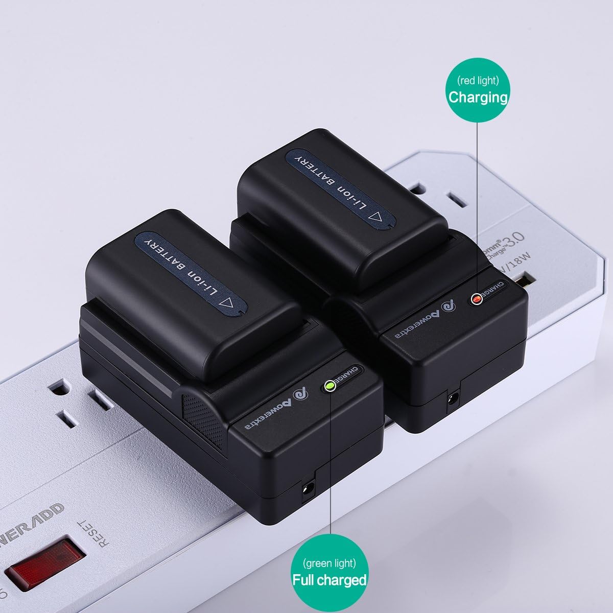 NP-FM50 Battery and Travel Charger Compatible with Sony NP-FM30 NP-FM51 NP-QM50 NP-QM51 NP-FM55H Battery and Sony M Type NP-FM50 Equivalent Camcorder/Camera
