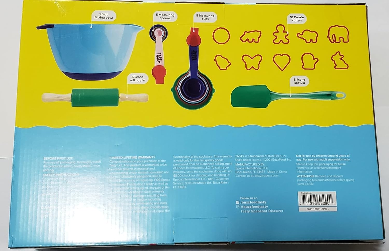 23 Pieces Cookie Kit for Kids
