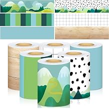 Kolldenn 6 Rolls Wildflower Bulletin Board Borders Classroom Decor
