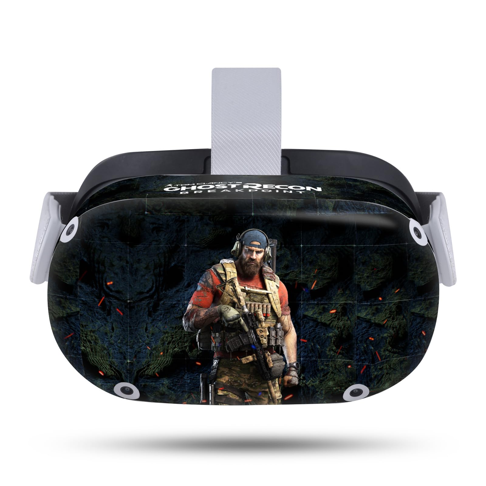 Head Case Designs Officially Licensed Tom Clancy's Ghost Recon Breakpoint Nomad Character Art Vinyl Sticker Skin Decal Cover Compatible with Meta Quest 2
