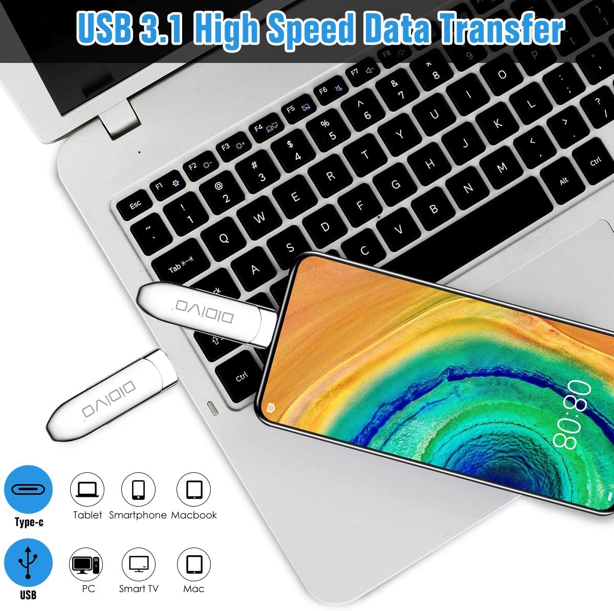 Amazon | 外付けSSD | DIDIVO | USBメモリ・フラッシュドライブ 通販