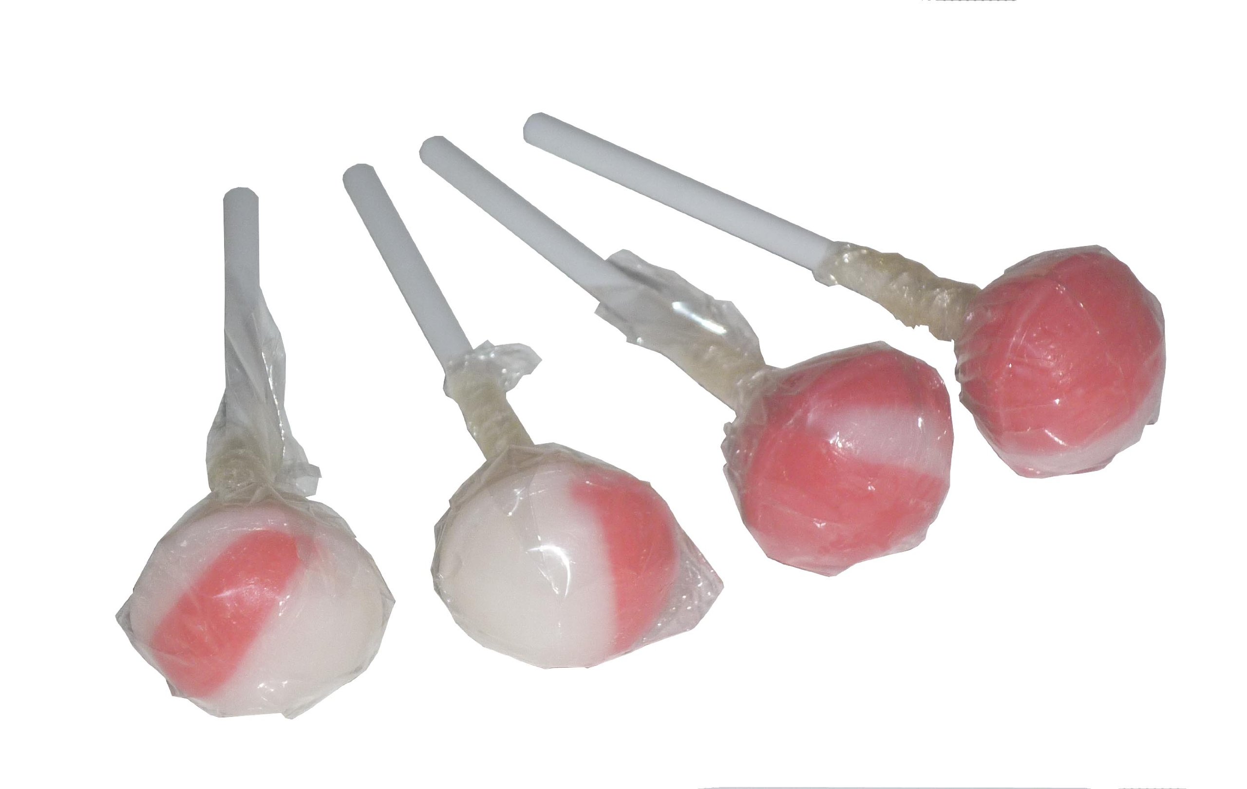 Mini Strawberry & Cream Lollies x50 Lollipops