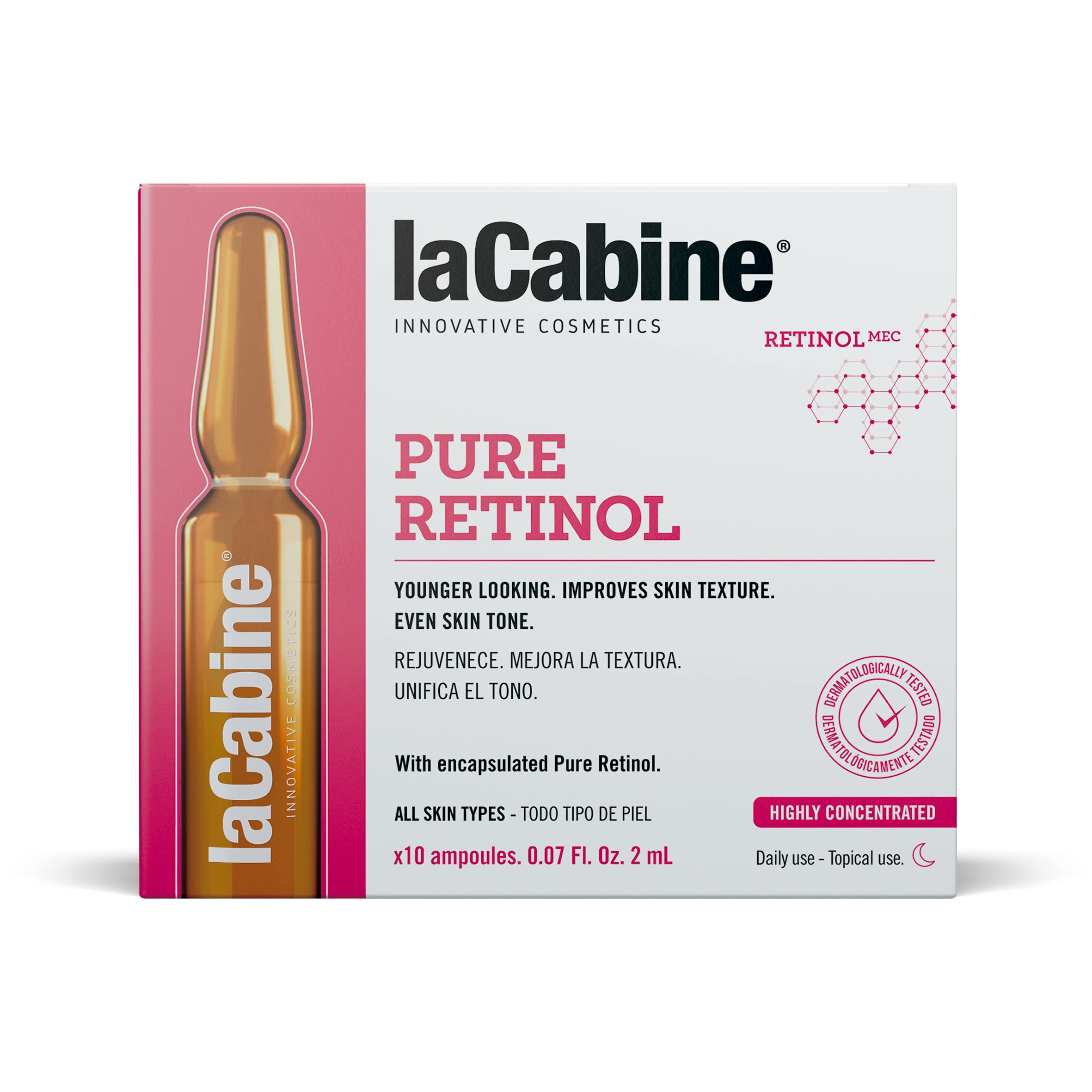 Amazon.com: laCabine Pure Retinol Ampoule Serum with pure retinol