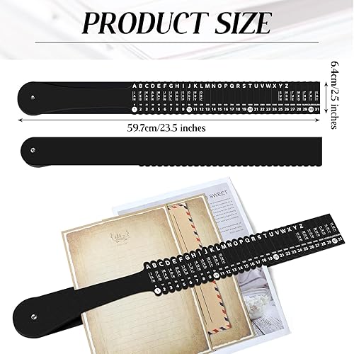 Miniatura 3 de PerKoop Clasificador de documentos de plástico multiusos, organizador de archivos alfabético, organizador de papel compacto y vertical para ahorrar