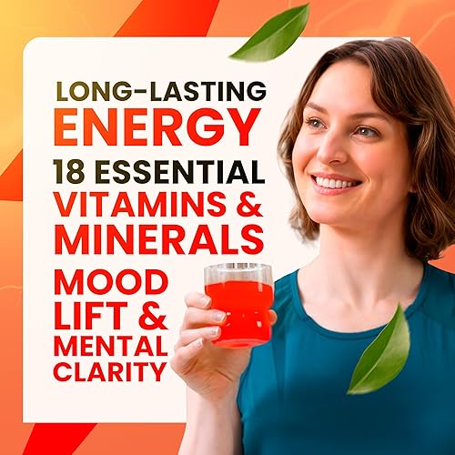 Miniatura 4 de Morning Buzz Polvo de Bebida Energética - Mezcla de Bebida Energética con Impulso - Energía Sin Azúcar con Antioxidantes - Arranque Matinal y